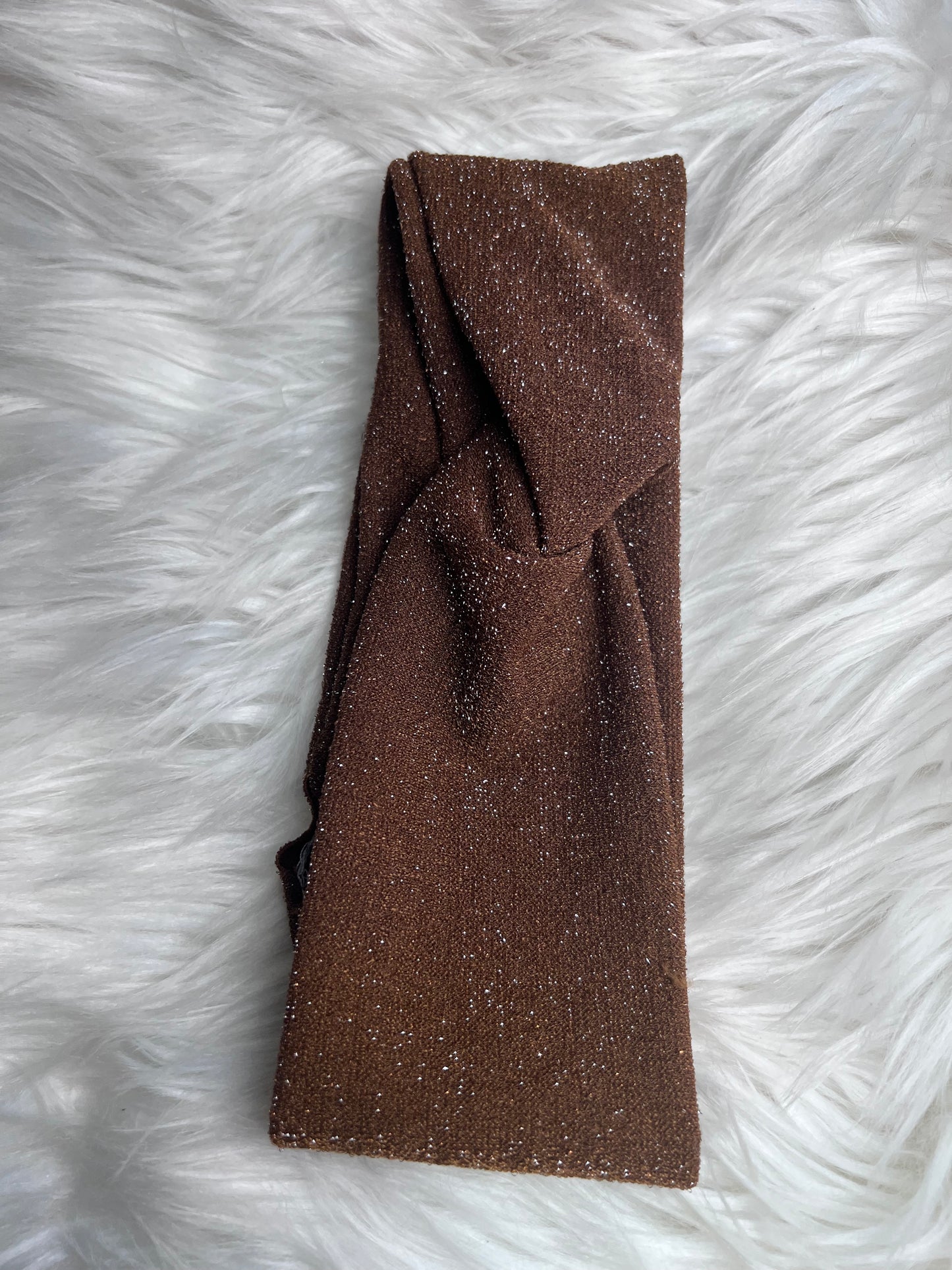 Brown Sparkle Headband