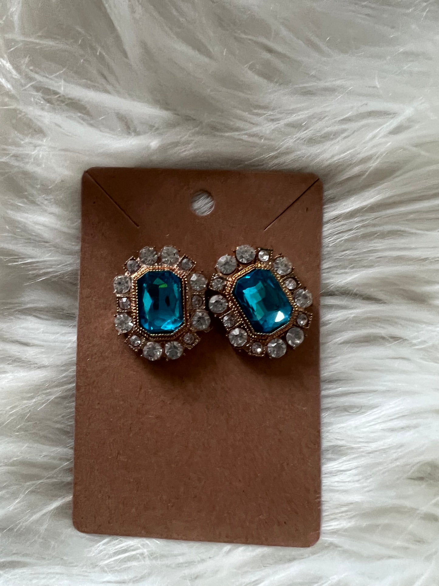 Turquoise Portrait Earrings