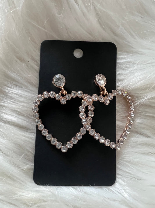 Heart Bling Earrings