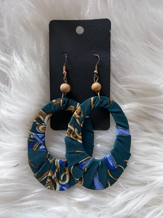 Hunter Cotton Wrapped Earrings