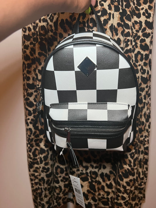 Checkered Mini bookbag